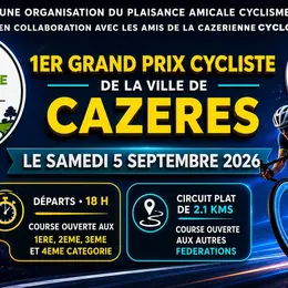 1er Grand Prix Cycliste De La Ville De Cazères