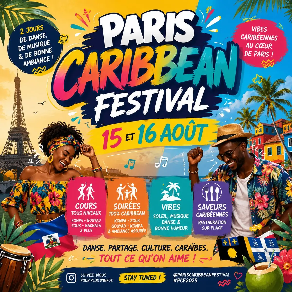 Gwoka, Konpa, Zouk, Bachata| Paris Caribbean Summer 
