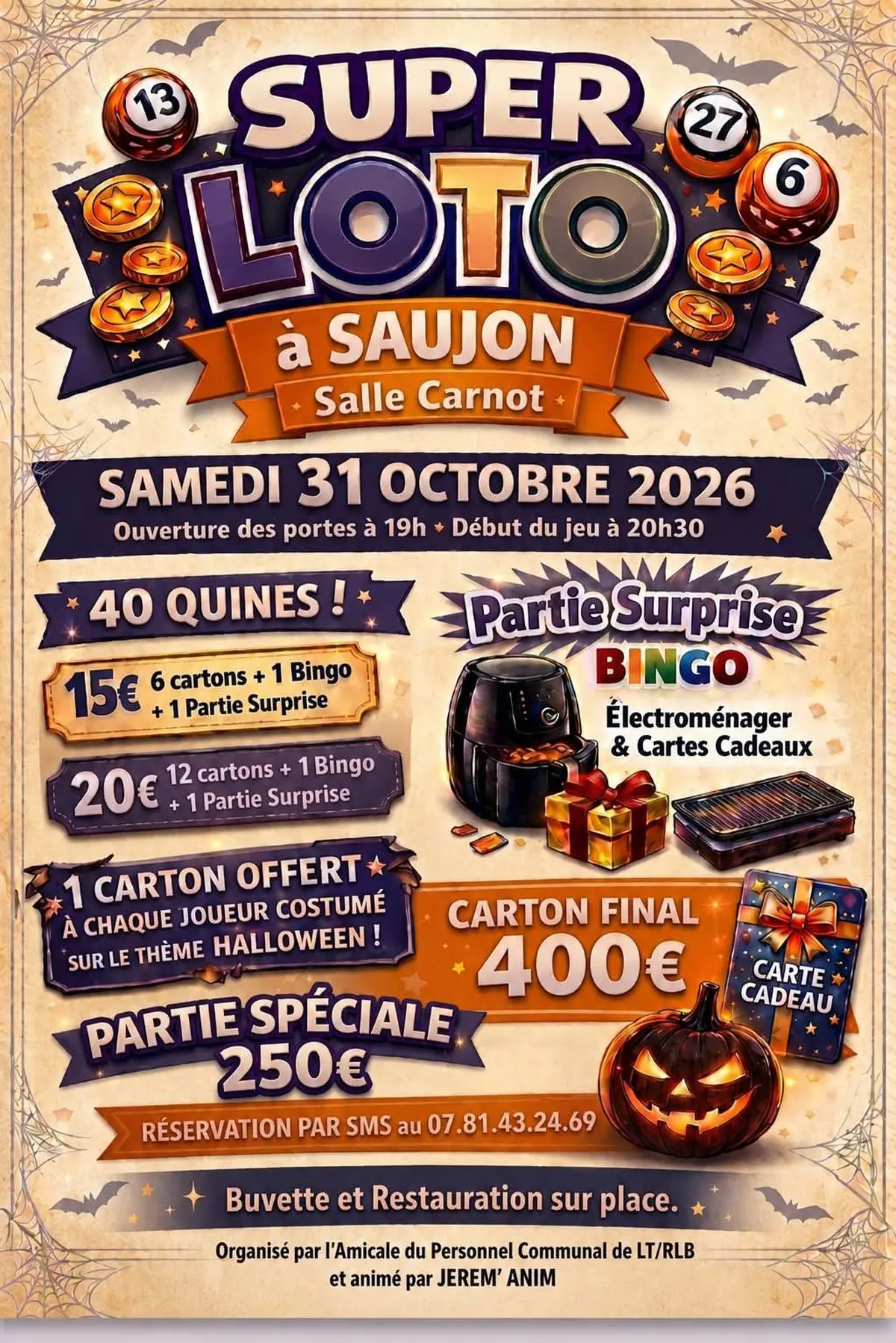 Super loto d'Halloween