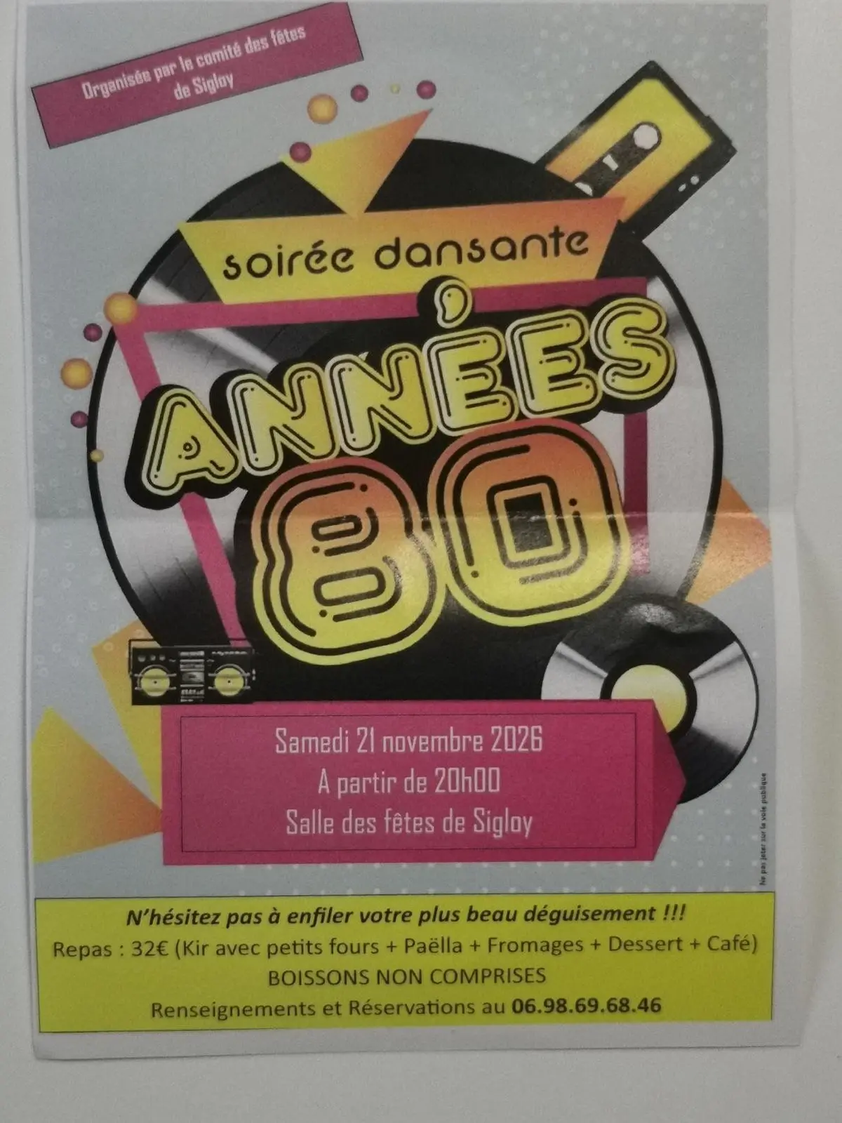 Diner - Soirée dansante Années 80