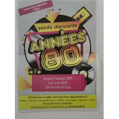 Diner - Soirée dansante Années 80