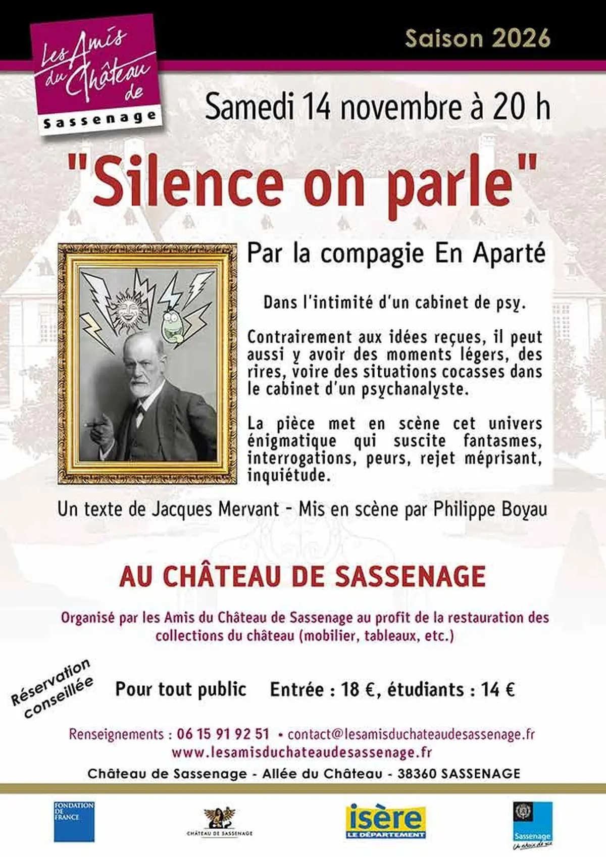 Théâtre : Silence on parle