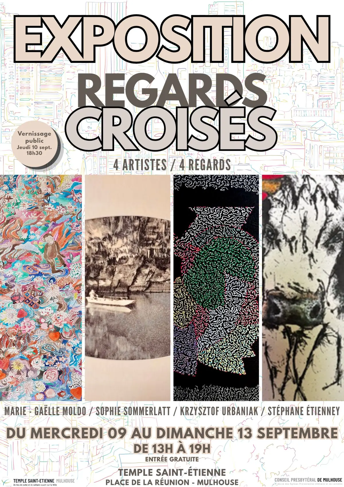 Exposition - Regards croisés  : 4 artistes / 4 regards