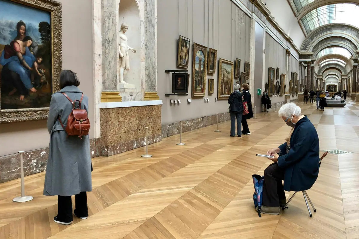 Intérieur du musée du Louvre