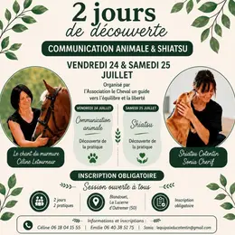 2 jours de découverte communication animale & Shiatsu