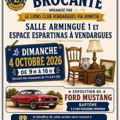 Vide grenier brocante Lions club Vendargues