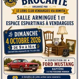 Vide grenier brocante Lions club Vendargues