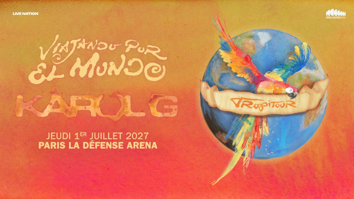 Concert de Karol G à Paris La Défense Arena pour le Viajando Por El Mundo Tropitour
