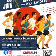 Course de relais Ekiden à Compiègne : l'ARC Ekiden 60 en équipe