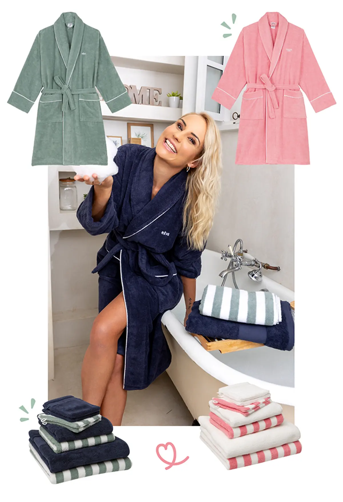 Élodie Gossuin signe une nouvelle collection linge de maison pour Tissaia chez E.Leclerc avec un kit en soie inédit à découvrir dès ce printemps-été 2026