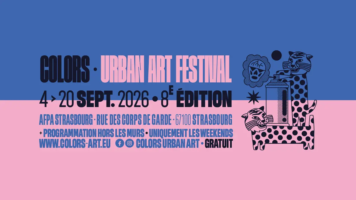 COLORS Urban Art Festival à Strasbourg : art urbain et fresques monumentales à l'AFPA