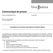 Concours des maisons et balcons fleuris à Montbéliard : inscrivez-vous !