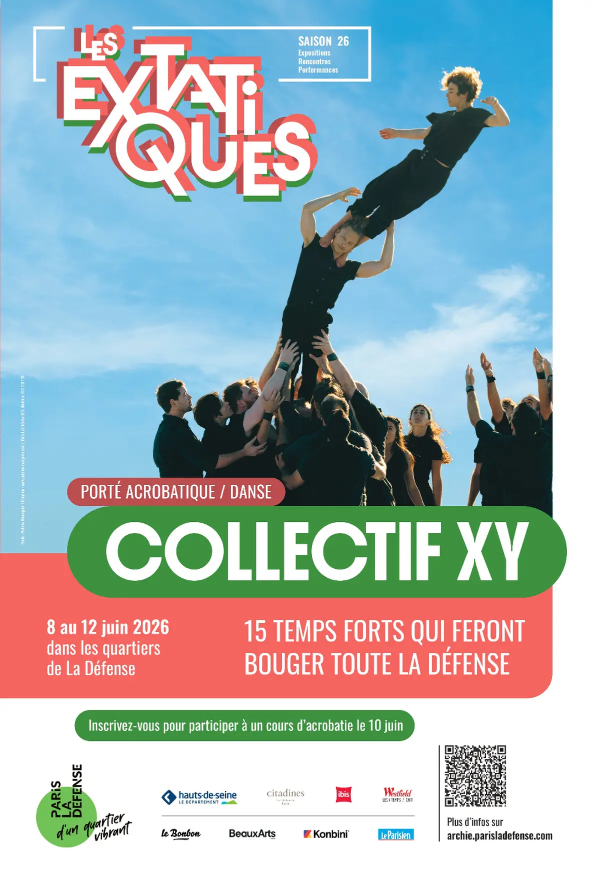 Le Collectif XY aux Extatiques : acrobaties et cirque à La Défense