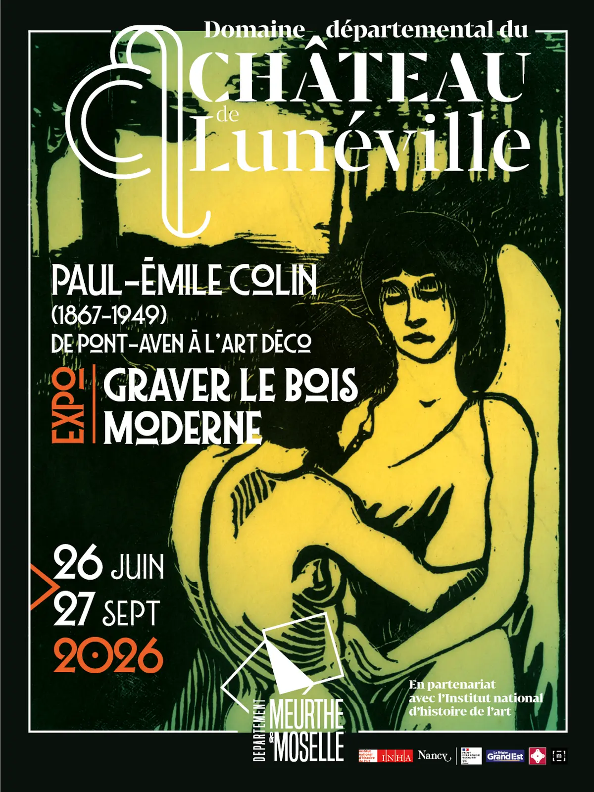 Exposition Paul-Émile Colin : de la gravure sur bois à l'art déco au château de Lunéville