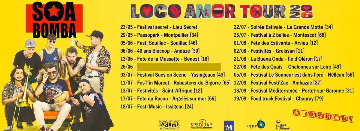 Soa Bomba sort Pavés d'Amour le 8 mai, un single engagé et dansant né à Montpellier qui transforme la peur en énergie