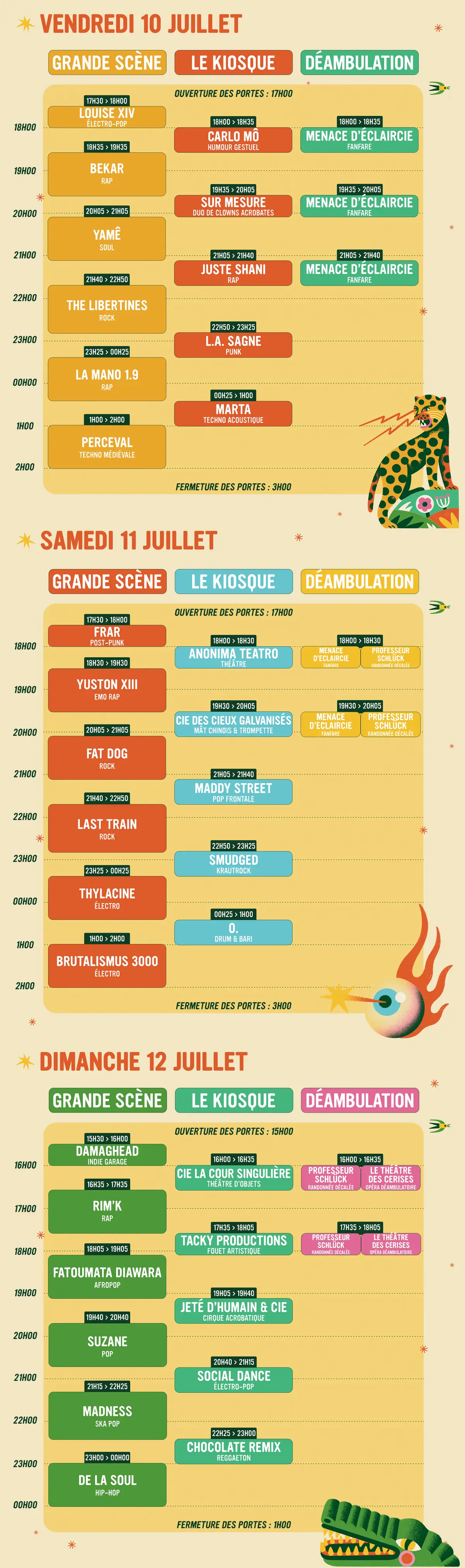 Festival Décibulles à Neuve-Église : les horaires des concerts dévoilés