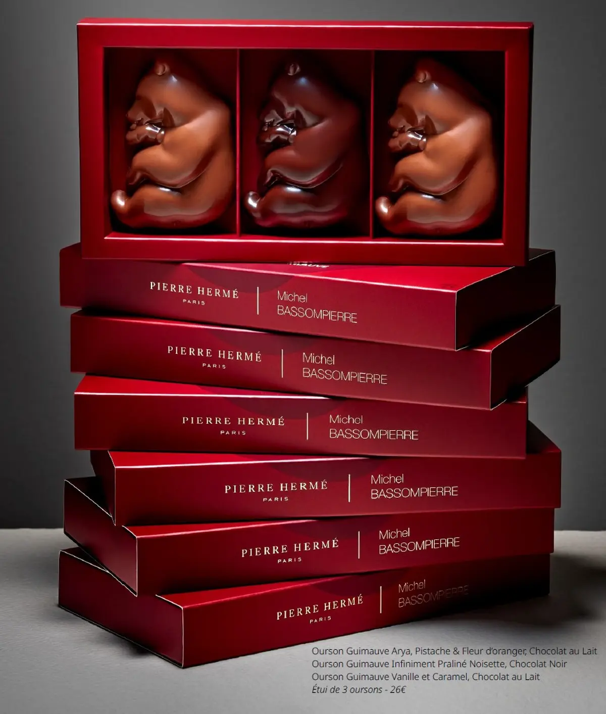 Pierre Hermé lance les Oursons Guimauve en édition limitée du 4 au 21 juin, une collaboration inédite entre chocolat et sculpture en trois recettes à découvrir absolument