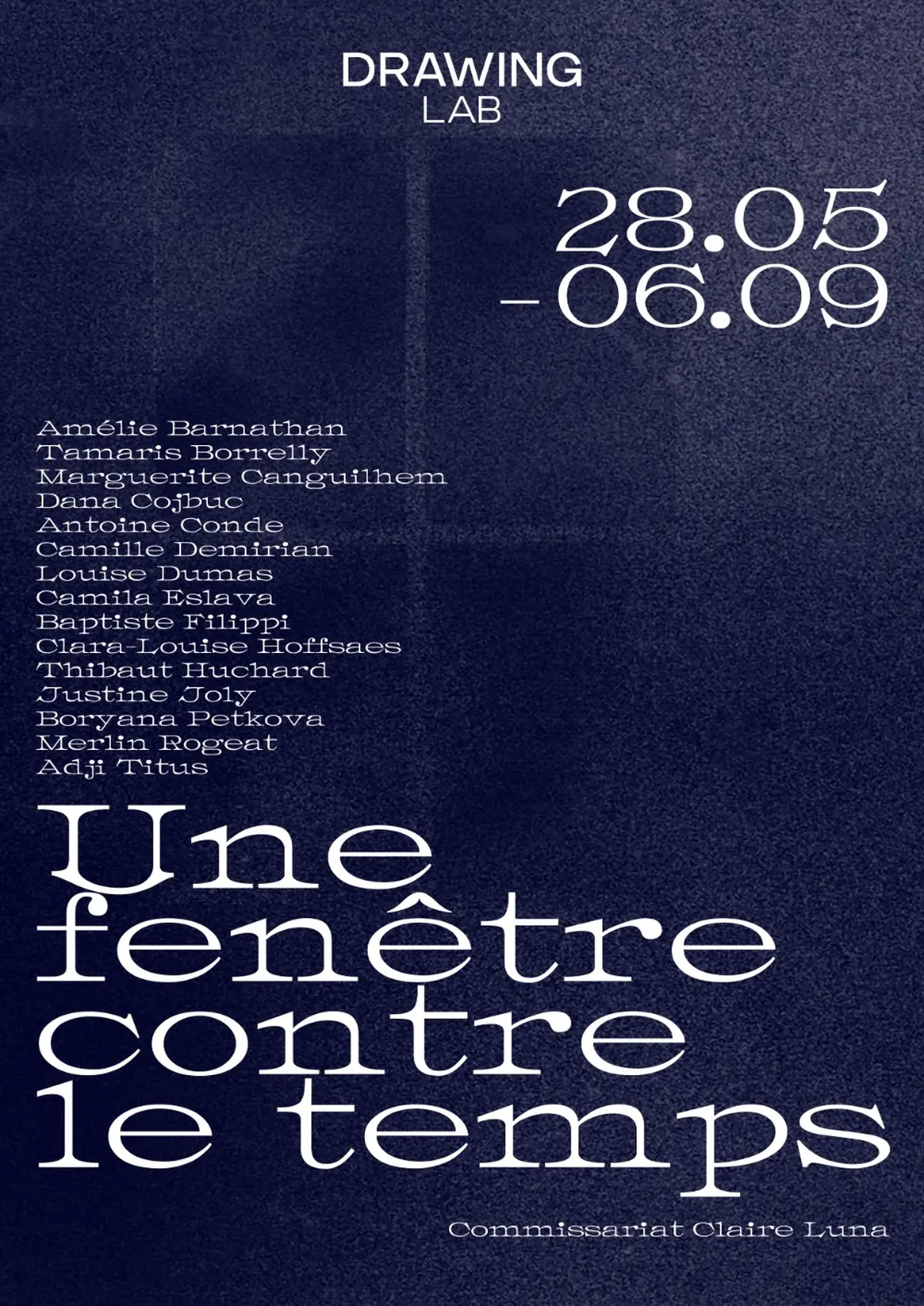 Une fenêtre contre le temps : exposition de dessin contemporain au Drawing Lab de Paris