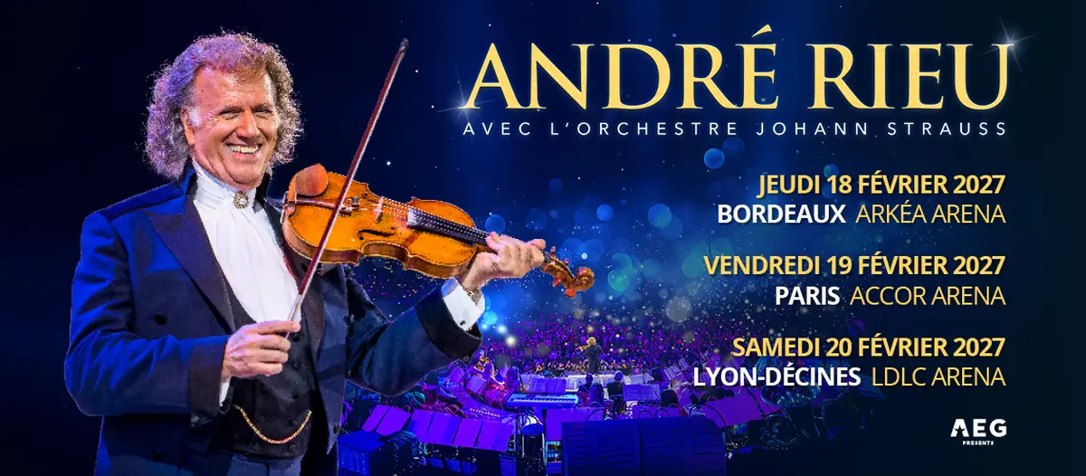 Concert d'André Rieu à l'Arkéa Arena de Bordeaux