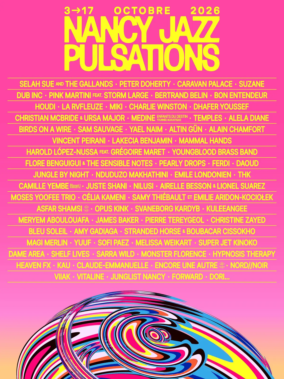 Nancy Jazz Pulsations 2026 : la programmation complète du IN dévoilée