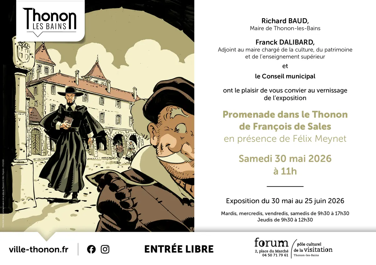 Exposition de Félix Meynet au Forum de la Visitation à Thonon-les-Bains