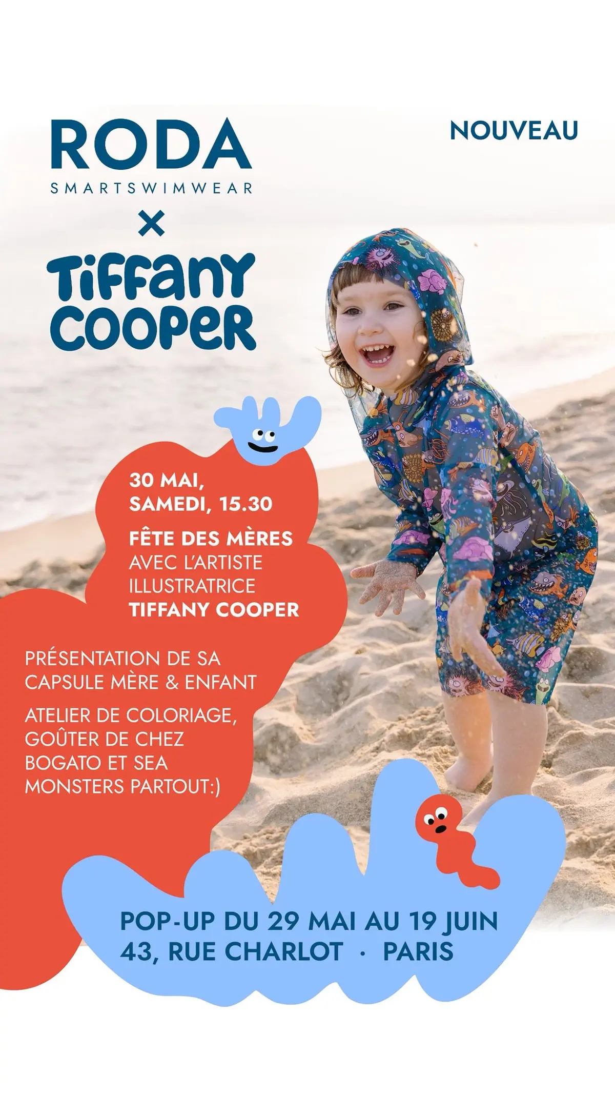 Pop-up Store RoDa Smart Swimwear dans le Marais à Paris