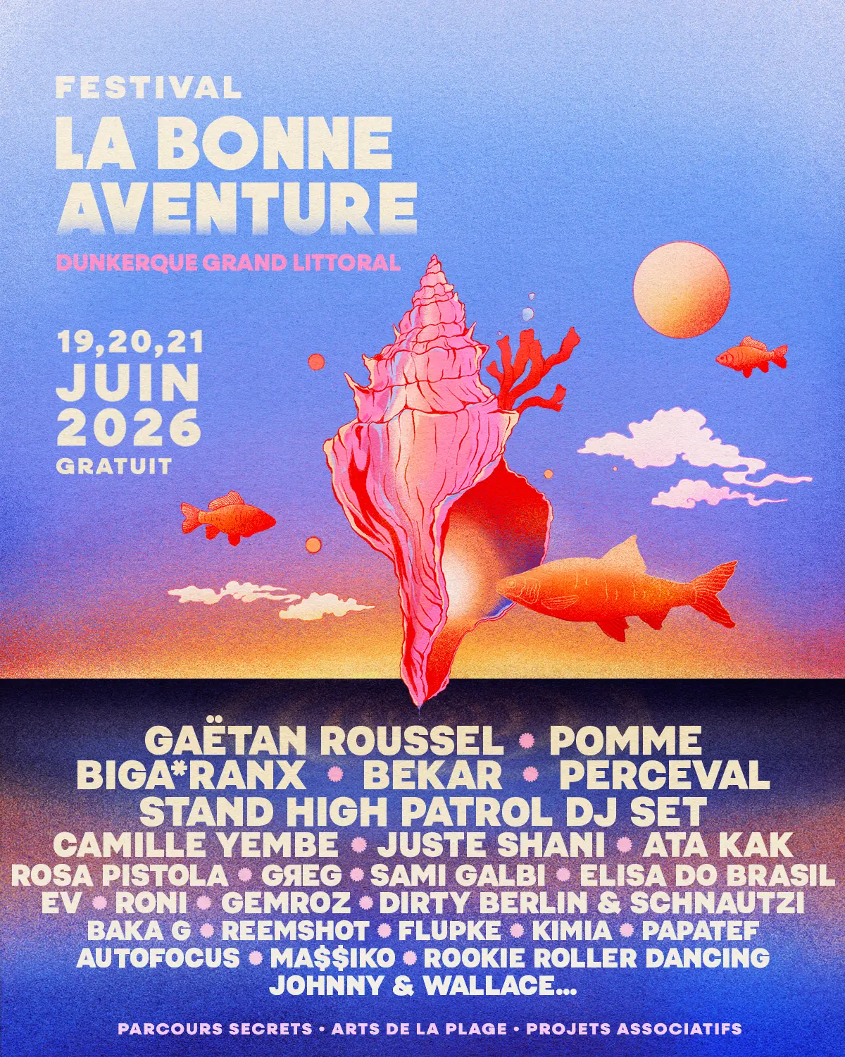 Les Parcours Secrets du festival La Bonne Aventure à Dunkerque