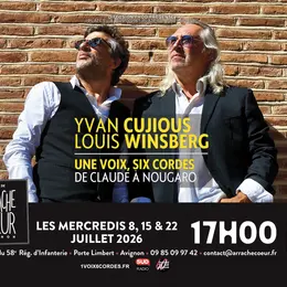 1 Voix, 6 Cordes : Yvan Cujious et Louis Winsberg rendent hommage à Claude Nougaro à Avignon