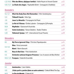 Programme de la saison 2026-2027 aux Salins, Scène nationale de Martigues