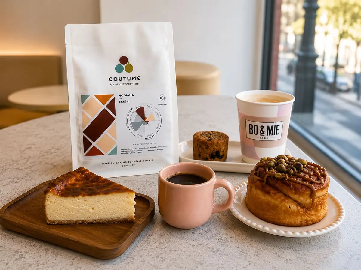 Coutume s'installe chez BO&MIE à Paris tout le mois de juin et un café brésilien accompagne désormais vos viennoiseries préférées