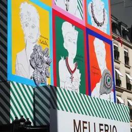 Joyeux Joyaux, l'installation artistique de Jean-Charles de Castelbajac pour Mellerio à Paris