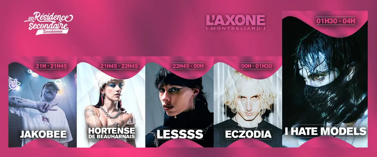 Les Eurockéennes en Résidence Secondaire à l'Axone de Belfort