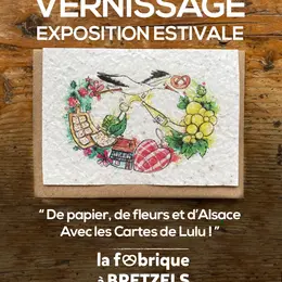 Exposition d'illustrations des Cartes de Lulu à la Fabrique à Bretzels