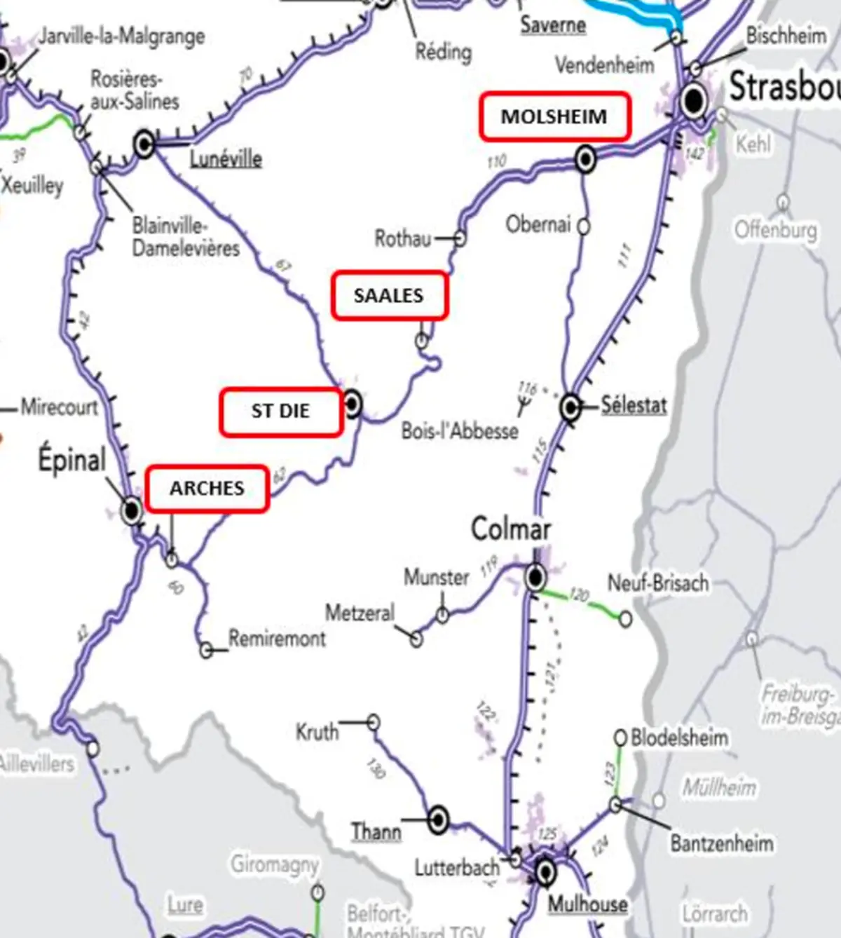 Ligne Épinal Strasbourg coupée 4 mois à partir de juillet 2026 : voici ce que les 5 000 voyageurs quotidiens doivent absolument savoir avant de prendre le train