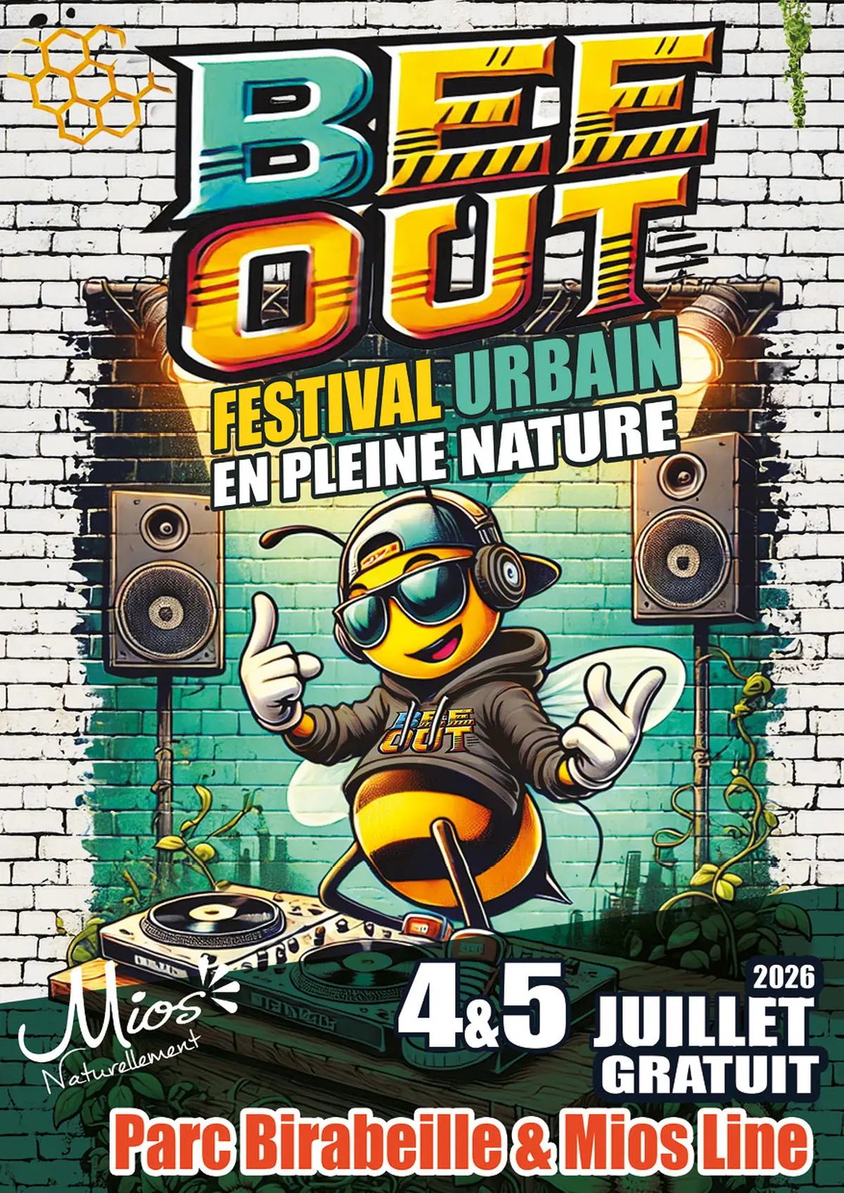 Festival BEE BOUT à Mios : cultures urbaines, sport et musique pour tous