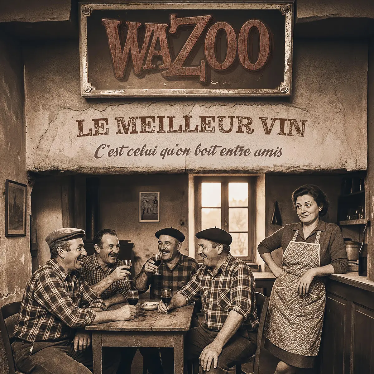 Le Meilleur Vin, le nouveau single de Wazoo, le groupe auvergnat