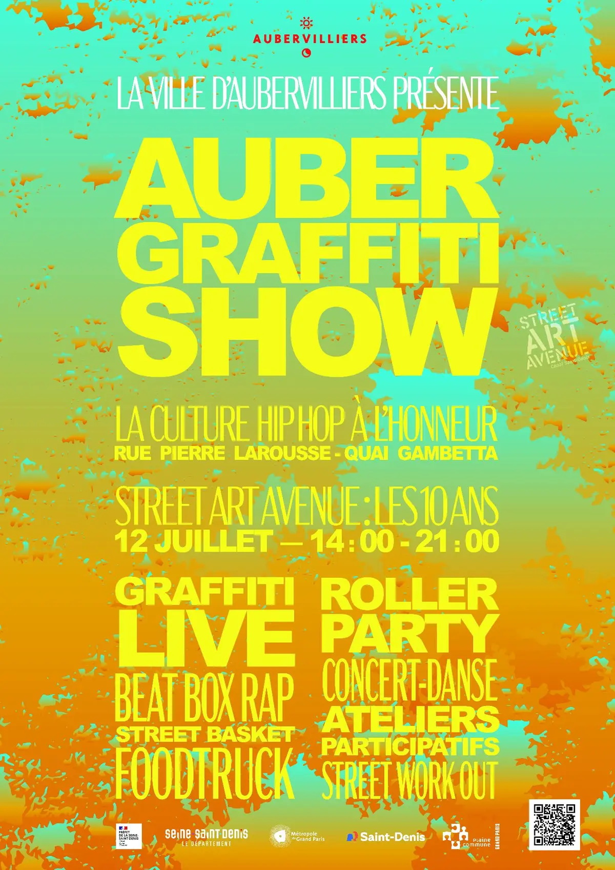 L'Auber Graffiti Show &agrave; Aubervilliers : graffiti, hip-hop et cultures urbaines au bord du Canal Saint-Denis