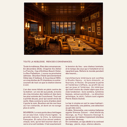 Bourbon Hotel : un nouvel hôtel 5 étoiles ouvre ses portes à Courchevel 1850