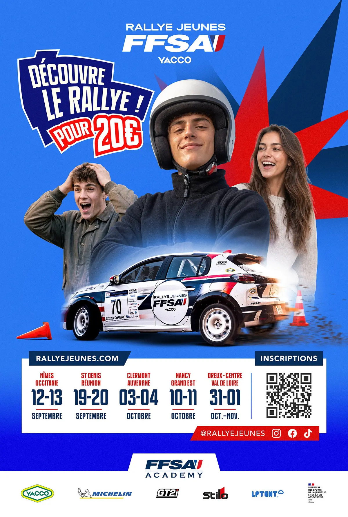 Rallye Jeunes FFSA Yacco au Circuit de N&icirc;mes - L&eacute;denon : la s&eacute;lection r&eacute;gionale Occitanie M&eacute;diterran&eacute;e