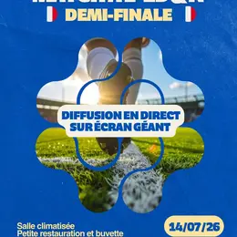 Soirée demi-finale des Bleus à l'ED&N de Sausheim