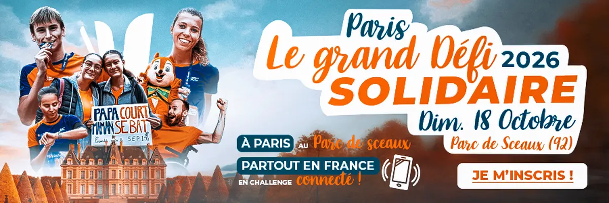 Grand Défi Solidaire au Parc de Sceaux : courses, marches et actions pour la sclérose en plaques