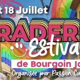 Braderie estivale à Bourgoin-Jallieu avec Passion Commerces