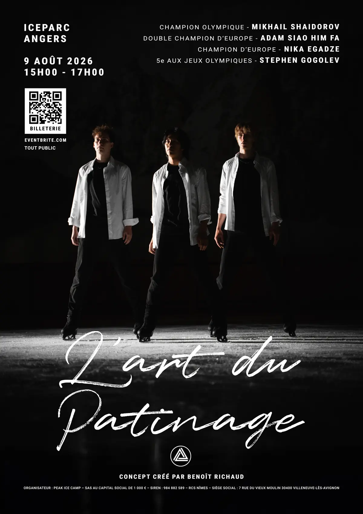 Spectacle sur glace &agrave; Angers : L'Art du Patinage avec des champions du monde &agrave; ICEPARC