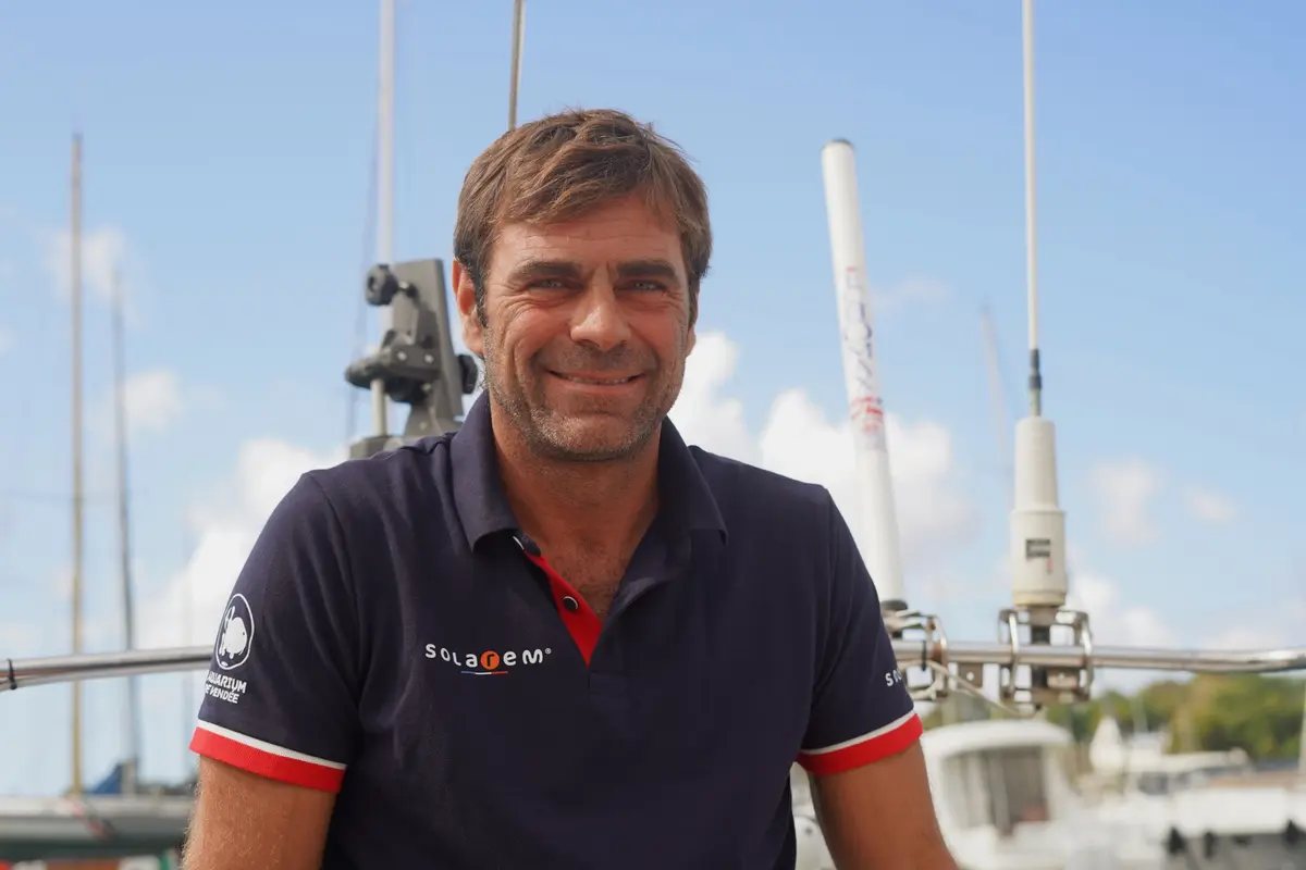 Golden Globe Race aux Sables-d'Olonne : Damien Guillou prêt pour le grand départ
