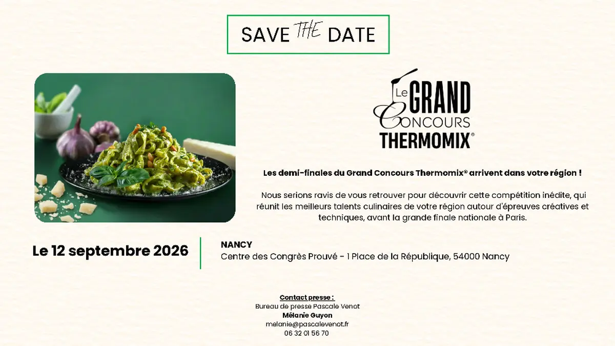 Grand Concours Thermomix à Nancy : une compétition culinaire nationale