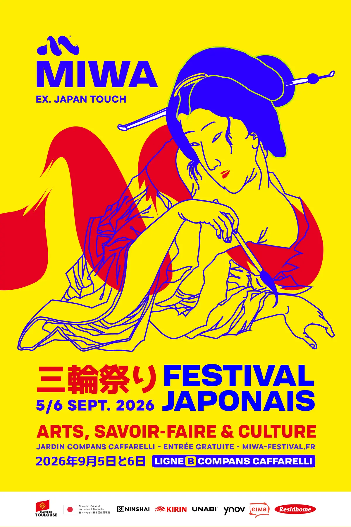 MIWA Festival : le festival japonais de Toulouse au Jardin Compans-Caffarelli