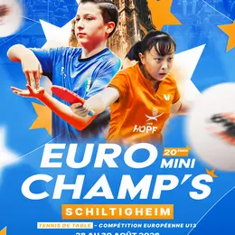 Euro Mini Champ's 2026 : un tournoi de tennis de table international à Schiltigheim