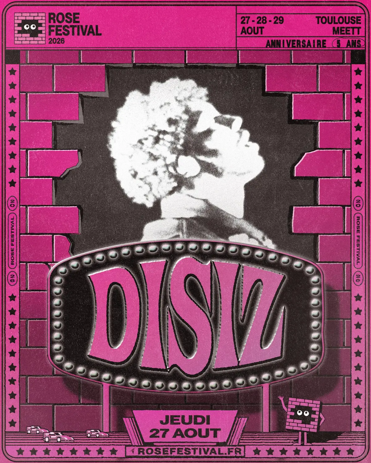 Disiz remplace Charlotte Cardin au Rose Festival de Toulouse