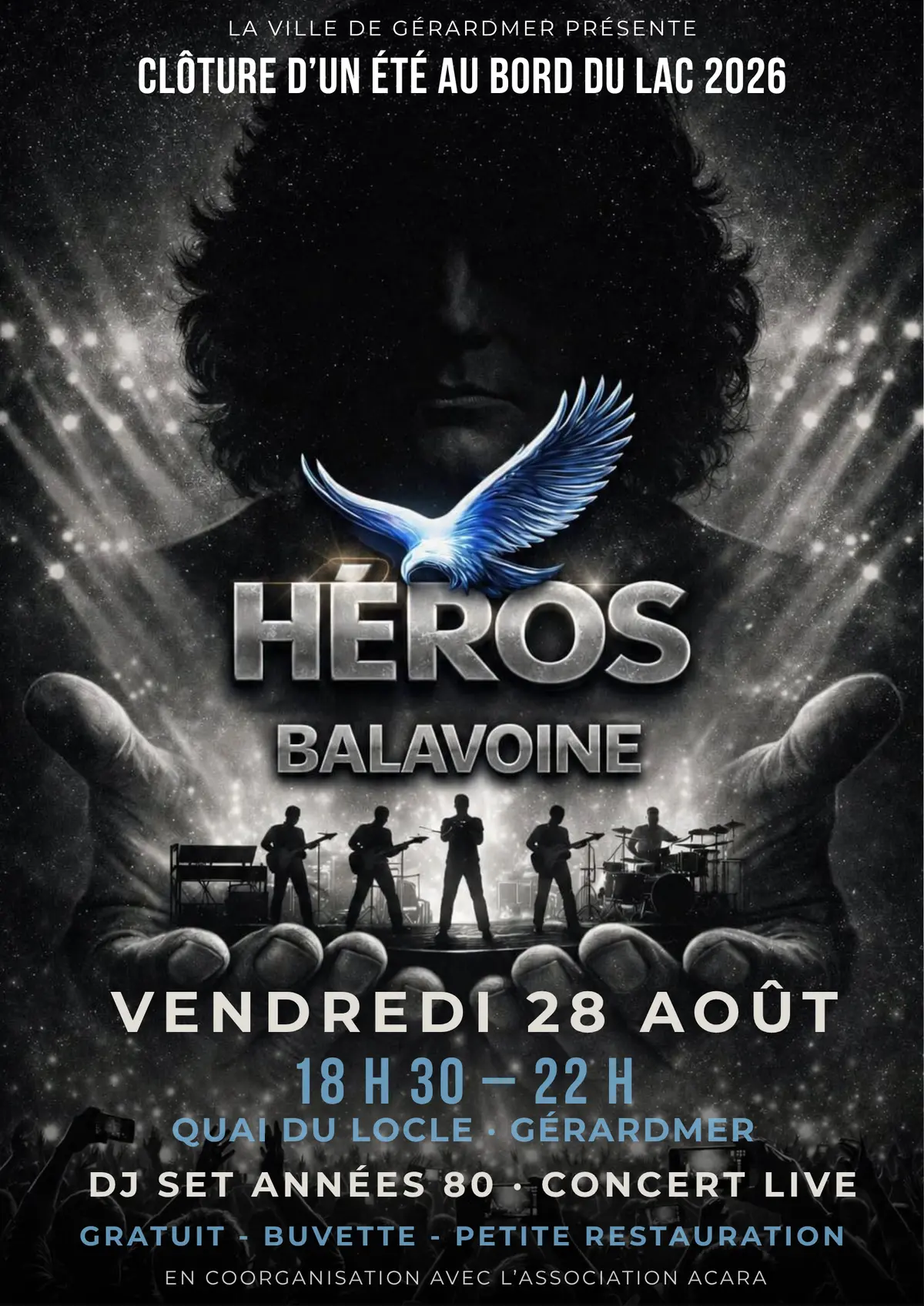 Hommage à Daniel Balavoine en concert à Gérardmer