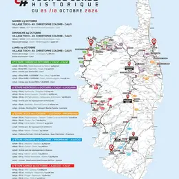 Tour de Corse Historique : le tracé de la 26e édition sur plus de 1 000 km